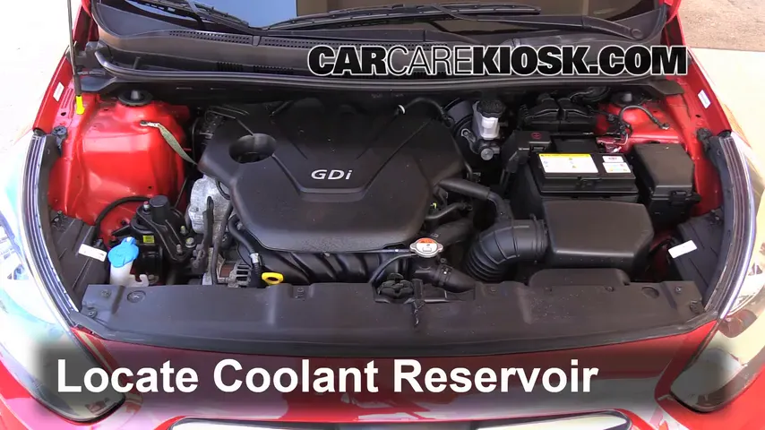 2013 Hyundai Accent GLS 1.6L 4 Cyl. Coolant (Antifreeze)